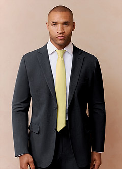 front Stretch Satin Skinny Tie