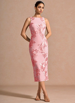 Robe Midi Rose Taylin image3