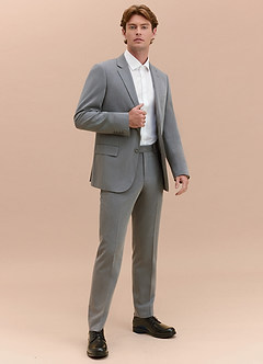 front William Grau Anzugjacke