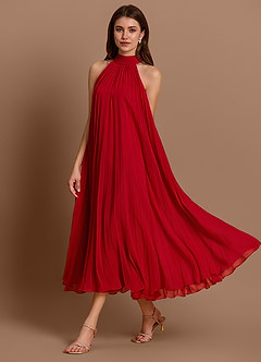 Bia Cherry Red Midi Dress image5