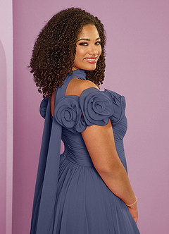 Barbie ♥ Azazie Bridesmaid Dresses Stormy A-Line Off the Shoulder Chiffon Convertible Dress image2
