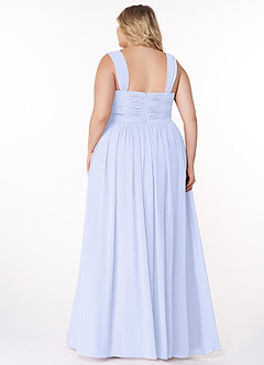 Azazie Zapheira Bridesmaid Dresses Lavender A-Line Ruched Chiffon Dress image8