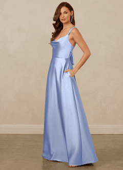 Christian Siriano Bridal for Azazie 1001 Bridesmaid Dresses Ice A-Line Sweetheart Neckline Stretch Satin Dress image4