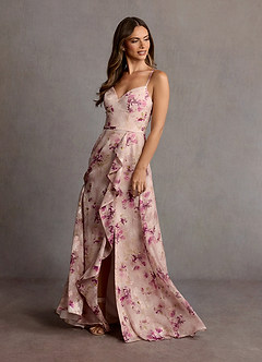 Venus Mauve Floral Maxi Dress image3