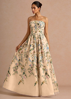 Kleid Evangeline Champagner Multi image4