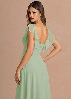 Midi jurk Leilani Licht Groen image6