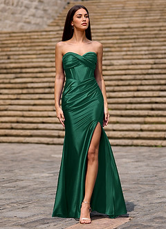 Prism Green Corset Prom Dress image3