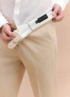 front William Tan Comfort Blend Dress Pants