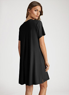 front Bamboo Fiber T-Shirt Dress