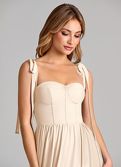 Azazie Anastacia 신부 들러리 드레스 A라인 스윗하트 네크라인 쉬폰 바닥 길이 드레스 image7