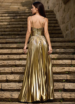 Foil Or Robe de bal métallique image2