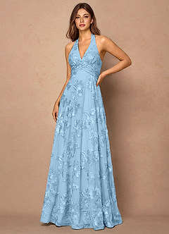 Josee Sky Blue Maxi Dress image5