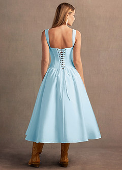 Robe Mi-Longue Bleu Ciel Arwen image3