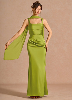 Hadiya Lemon Green Maxi Dress image4
