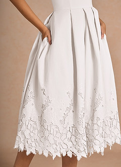 Vestido Blanco Midi Tovira image6