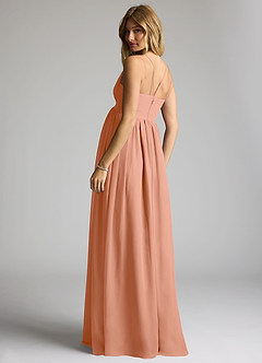 Azazie Emree Abiti da damigella d'onore premaman Abito A-Line Chiffon Floor-Length image5