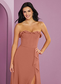 Barbie ♥ Azazie Bridesmaid Dresses MAI TAI A-Line Sweetheart Neckline Chiffon Dress image6