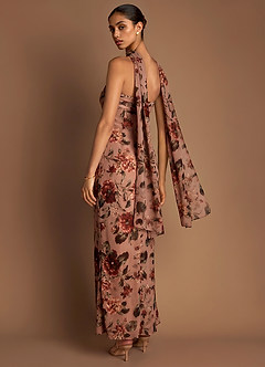 Yseult Mauve Multi Maxi Dress image2