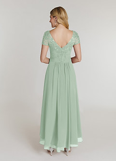 Azazie Thais Kleider für die Brautmutter A-Linie Spitze Chiffon Kleid Agave image2