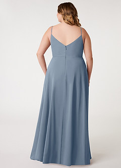 Azazie Daenerys Bridesmaid Dresses Twilight A-Line Cowl Chiffon Dress image9