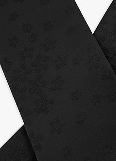 front Jacquard Skinny Tie