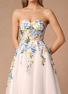 Iverine Blush Pink Multi Midi Dress image5