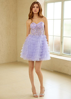 Elarisse Violet Mini robe image1