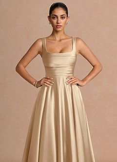 Azaria Champagne Maxi Dress image5