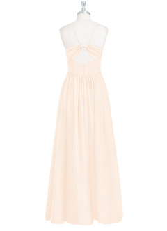 Azazie Cora Bridesmaid Dresses Pearl Pink A-Line Pleated Chiffon Dress image46