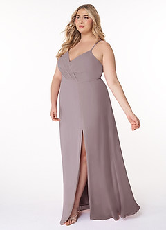 Azazie Everleigh Bridesmaid Dresses Dusk A-Line Sweetheart Pleated Chiffon Dress image11