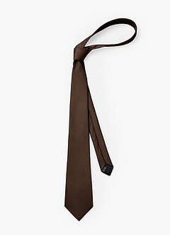 front Moderne Krawatte aus massivem Grosgrain