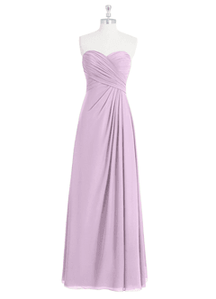 Azazie Arabella Allure Robes de demoiselle d'honneur Robe Trapèze Convertible en Mousseline de soie Encolure en Forme de Cœur Frostiges Flieder image19