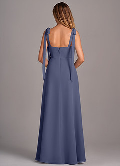 Azazie Debra Bridesmaid Dresses Stormy A-Line with Pockets Chiffon Convertible Dress image3