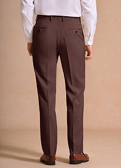 front James Espresso Structured Stretch Dress Pants