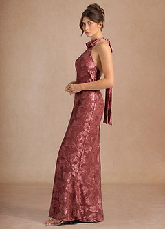 vestido Maxi Rosa Vintage Dillon image5