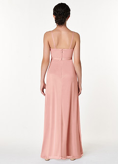 Azazie Luxy Junior Rosette Pleated Mesh Dress image2