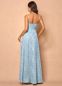 Vestido Azul Cielo Largo Dolores image2