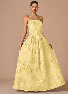 Robe Longue Sorbet Au Citron Evangeline image5