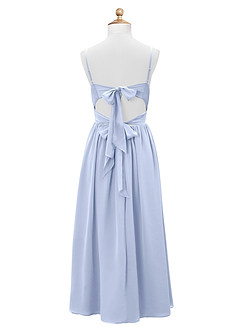 Azazie Zeya Junior Ice A-Line Chiffon Dress image8