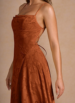 Marlo Rust Corset Prom Dress image6
