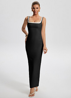Vestido Negro Midi Aure image5