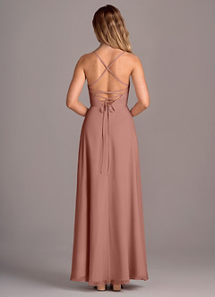 Azazie Mei Bridesmaid Dresses Cedar Rose A-Line Chiffon Dress image6