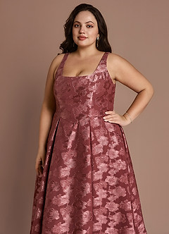 Briac Vintage Rose A-line Midi Dress image5