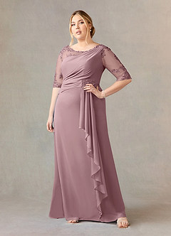 Dusty Rose Azazie Dionysus Mother of the Bride Dress Mother of the ...