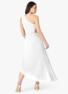 Angelina White Asymmetrical Dress image5