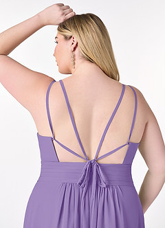Azazie Farren Bridesmaid Dresses Tahiti A-Line Pleated Chiffon Convertible Dress image16