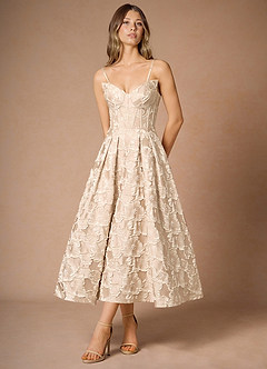 Robe Mi-Longue Fard à Joues Vintage Silvana image1