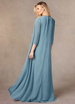 front Azazie Kana Chiffon Wrap