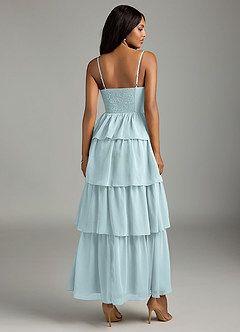 Azazie Kaiden Bridesmaid Dresses Mist A-Line Sweetheart Neckline Chiffon Dress image2