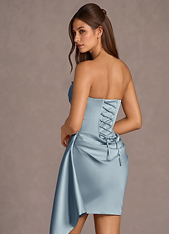 Vestido Azul Pálido Mini Maude image7
